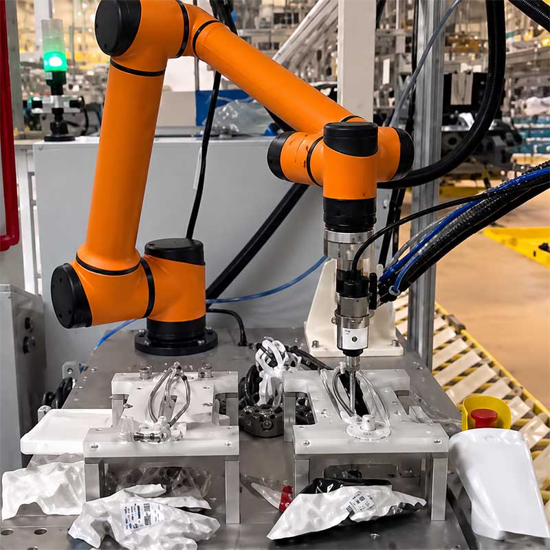AUBO I7H 6-Axis Collaborative Robot with PLC Core Aluminum Construction for Assembly Palletizing & Packaging Workstation