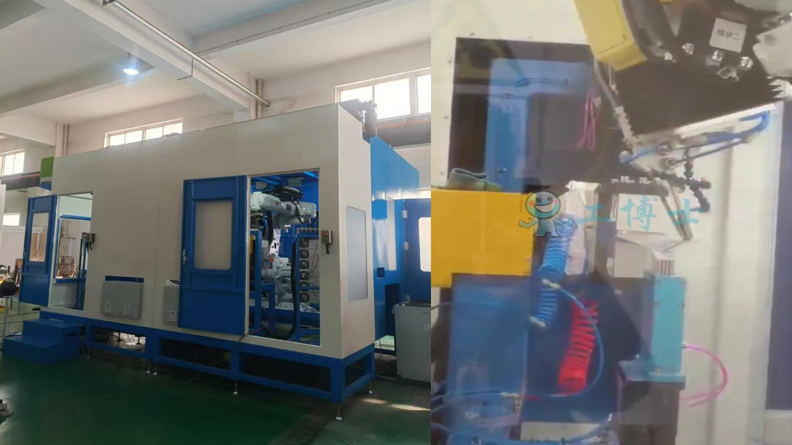 Robotic blade grinding and polishing workstation