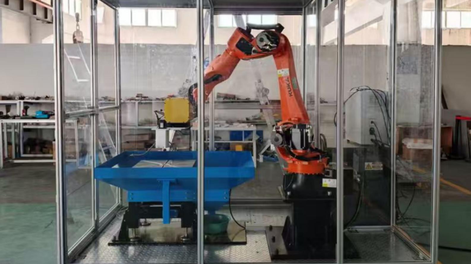 Robotic polishing equipment for modified surfaces of metal mirrors