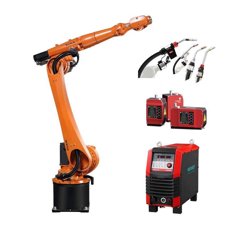 High Quality ARC Welding KUKA KR8 R2010-2 Welding Robot Fronius Welding Power Source Binzel Torch Laser Welding