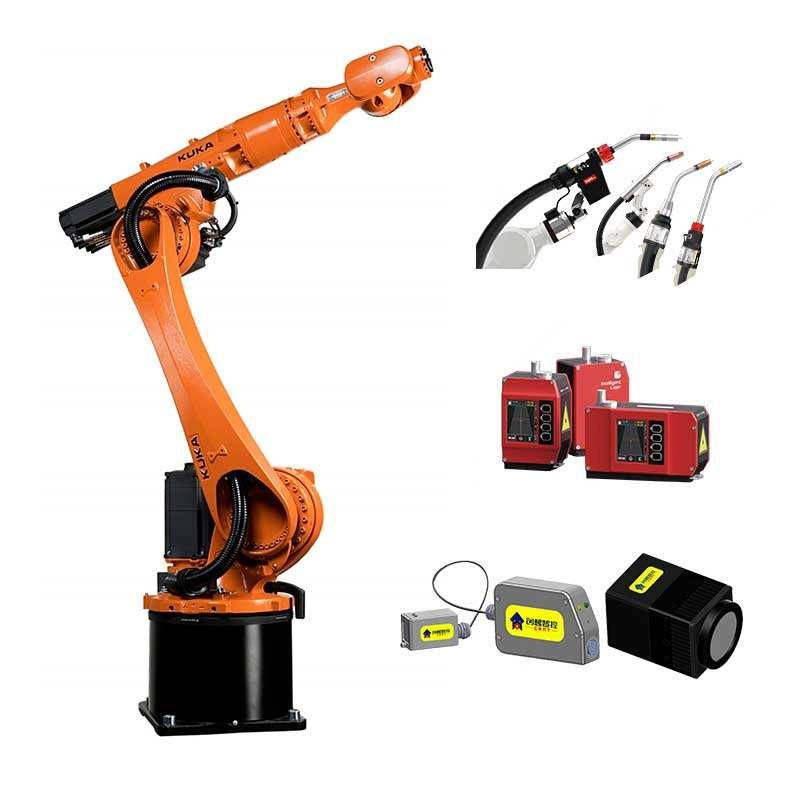 KUKA Robot Arm KR16 R2010-2 Welding Robot Fronius Welding Power Source Torch Intelligent Laser Welding Seam Tracking