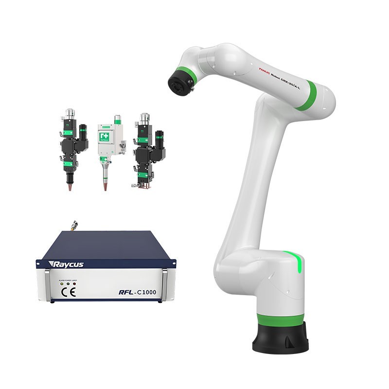 FANUC CRX-10iA Cobot Laser Welding Workstation with Laser Welding Power and Seam Tracking