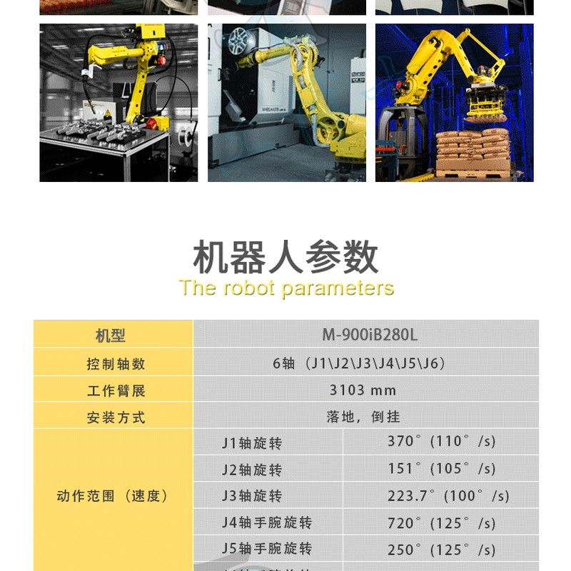 FANUC CRX-25iA Long Reach Cobot for Palletizing Applications