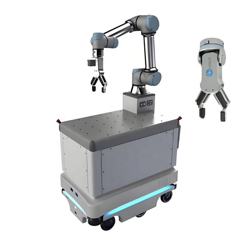 AGV and Automatic Cobot Robot Palletizer Load 5kg Robotic UR Cobot Robot Worastation