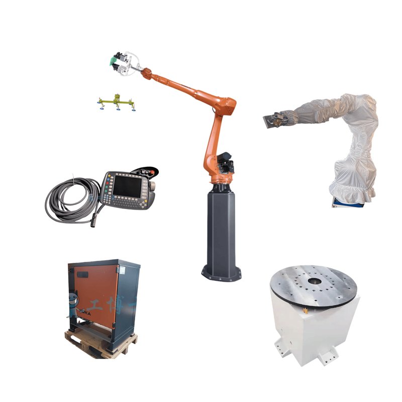 Robot Positioner Trough-processing Workstation O-type Circular Rotary Welding Po