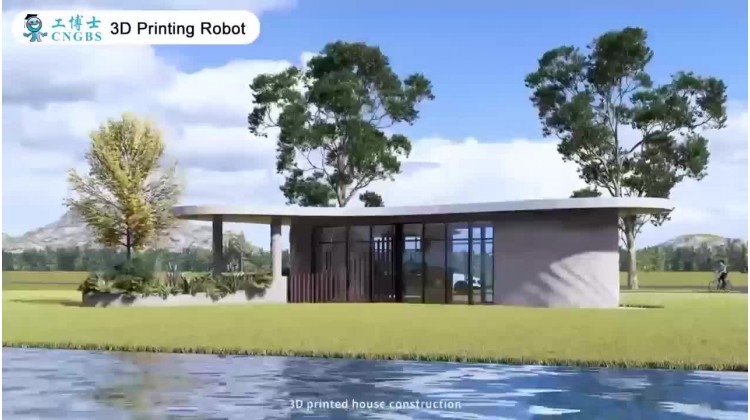 House 3D Printing Robot Application