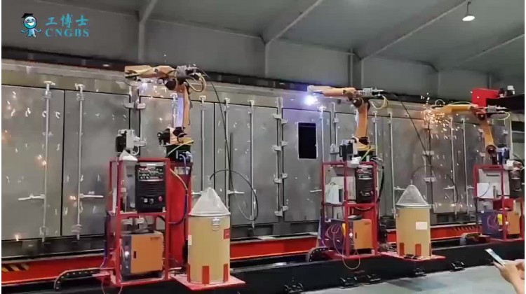 Robotic Welding of Energy Storage Cabinets